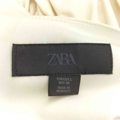 ザラ ZARA フリルデザインミニワンピース レディース import:L